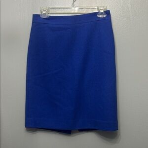 J Crew Wool Pencil Skirt SZ 0